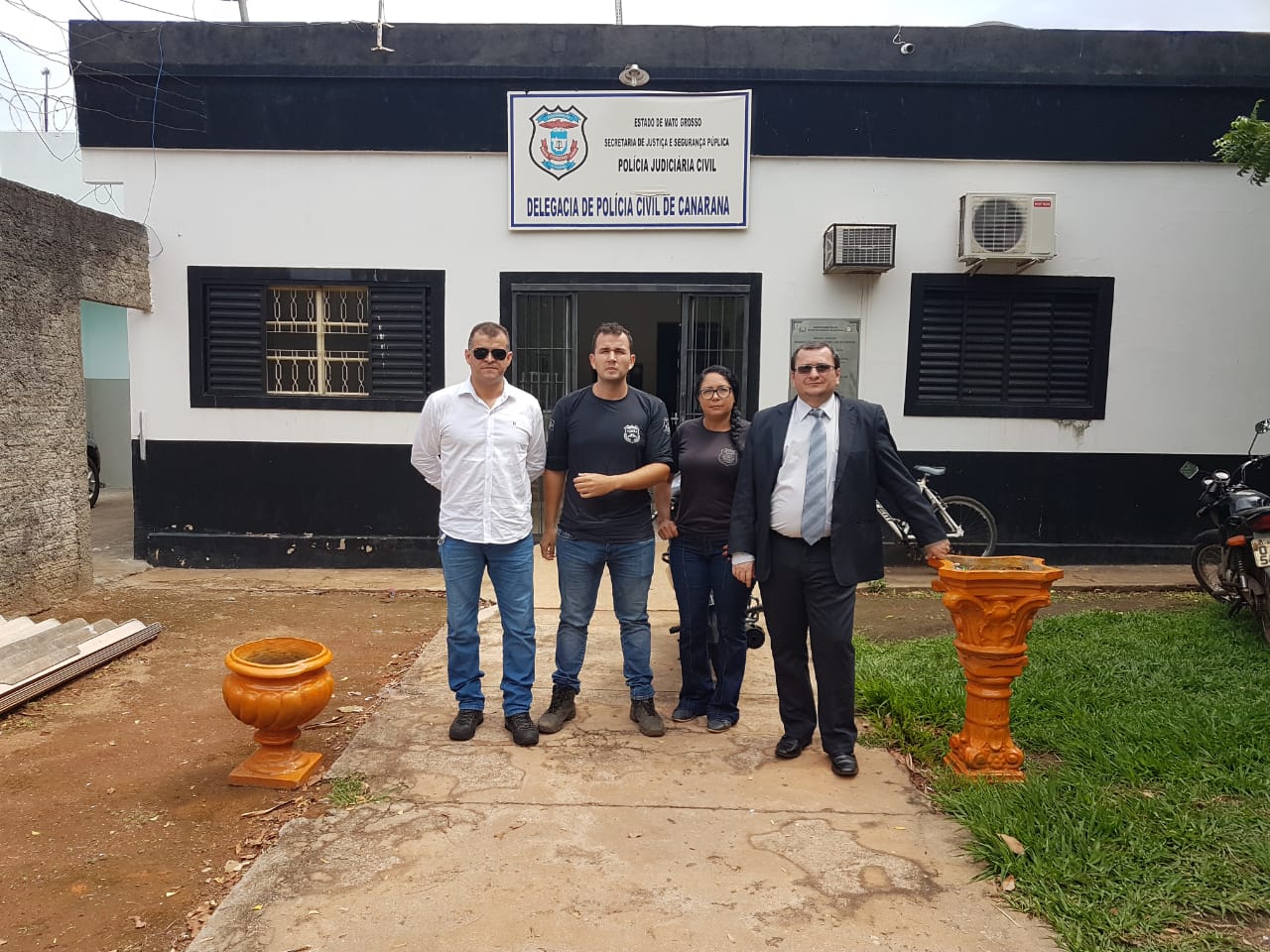 DIRETORES DO SINPOL-MT VISITAM CANARANA