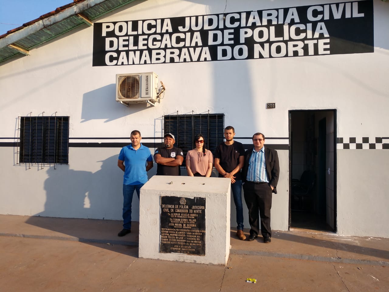 DIRETORIA DO SINPOL-MT VISITOU CANABRAVA DO NORTE