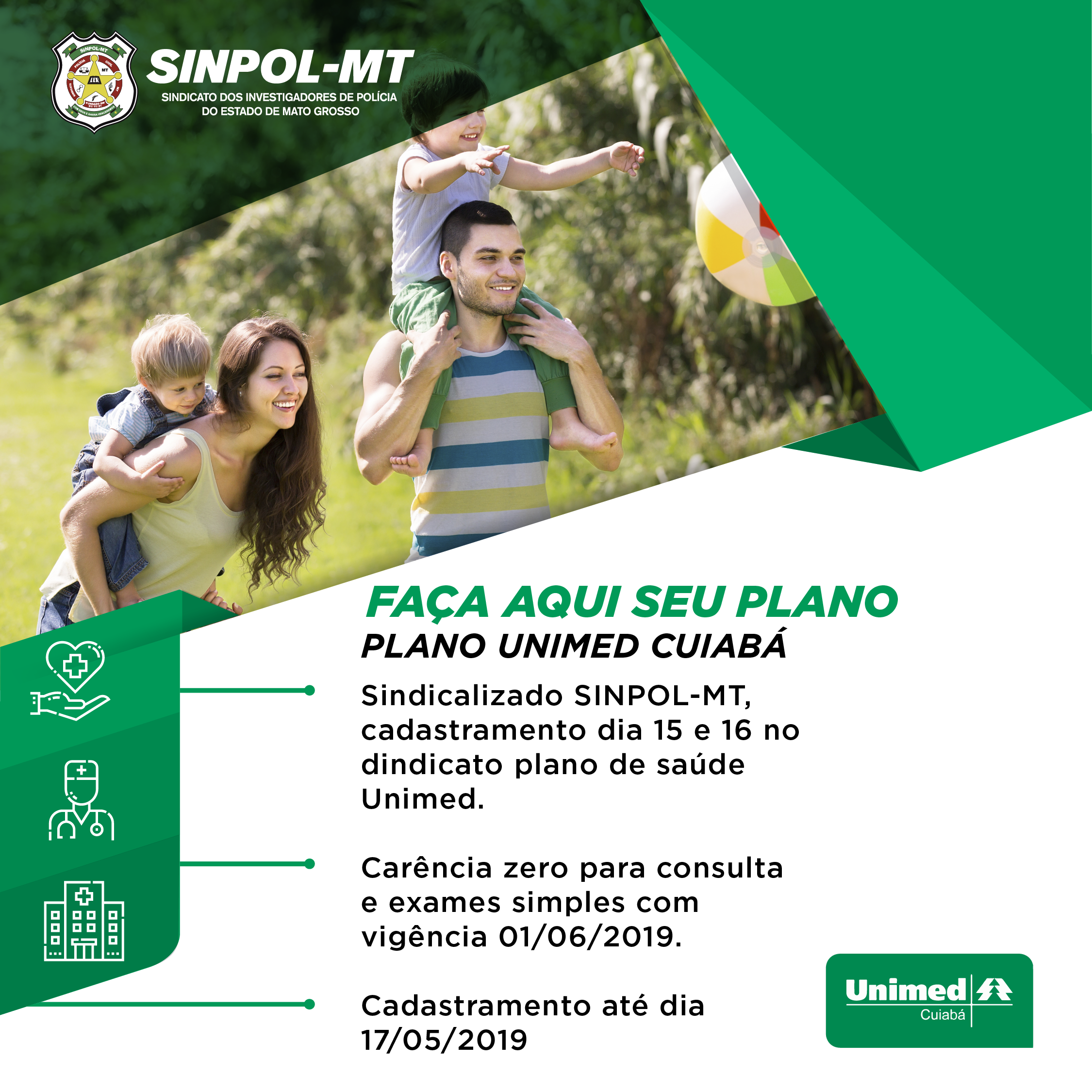 FAÇA O SEU PLANO UNIMED COM CARÊNCIA ZERO