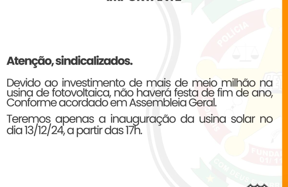 COMUNICADO IMPORTANTE