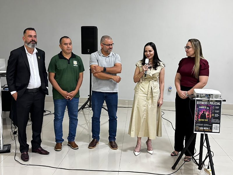 ESTRESSE POLICIAL.  Prevenção contra estresse policial exige diagnóstico precoce, diz autora de livro lançado em Cuiabá